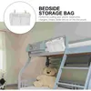 Opbergzakken bedbed organizer hanging zak slaapzaal zak stapelmandmanden over de sundries pocketdecordoor kast draadzijde