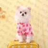 Husdjur t shirt brev äpple tröja hundkläder söt rosa hundar tröja corgi bulldog schnauzer husdjur kläder