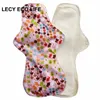 Hygiène féminine Lecy Eco Life serviettes menstruelles réutilisables pour flux abondant 1pc 13 "Flamingo imprimé nuit utiliser grande taille tissu respirant pour femmes 221121