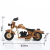 Tabletop wijnrekken Handgemaakte houten motorfiets wijnrek Home Keukenbar Accessoires Fleshouder Decor Decor Shelf MX11191535 221121