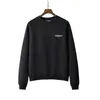 남자와 여자 스웨트 셔츠 2023 뉴 아메리칸 패션 브랜드 Essentialsweater 플록링 로고 + 벨벳 크루 넥 스웨터