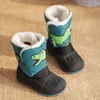 Stiefel Baby Mädchen Einhorn Schnee Wasserdichte Rutschfeste Kaltes Wetter Schuhe Jungen Gummi Winter Mode Wandern Turnschuhe 221121