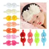 Haarzubeh￶r 1pc s￼￟e Babe Stirnband elastischer sch￤biger Blume Baby M￤dchen Band Infant Born Headwear Tiara Headwrap Geschenk