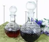 Bicchieri da vino 1PC est 250ml 500ml 1000ml Crystal Whisky Wine S Bottiglia di vetro con tappo Tappo Bere Bar Decanter Bottiglia di cristallo 221121