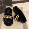 Slippers Fur Женские осенние зима