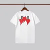2022 Mens Womens Designer T قمصان مطبوعة أزياء رجل تي شيرت أعلى جودة القطن غير الرسمي المحملات القصيرة الأكمام الفاخرة الهيب هوب