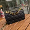 22K damski portfel kawioru skórzane mini torby Mini Calfskin Telefon/karta uchwyt Bransoletka łańcucha ręczne GHW Multi Pochette Crossbody ramię Handabgs 17 cm/19 cm