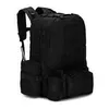 Toptan açık su geçirmez yürüyüş hayatta kalma çantası siyah taktik sırt çantası