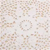 Tapis Tapis Tapis Tapis 37Cm Dentelle Ronde Main Crochet Napperon Napperon Vintage Floral Dessous De Verre Maison Café Boutique Table À Manger Décoratif Dho03