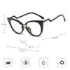 Sunglasses Frames Transparent Glasses Frame Women Sexy Cat Eye Optical Spectacle Frame Women Brand Anti blue Light Fashion Computer Glasses Frames T2201114