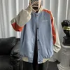 Jackor Baseball Uniform Men's Winter Thick Casual Korean Trendy stilig jacka Hong Kong Style Big Fleece Top Cool 221121