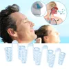 Snoring Cessation 148pcs Anti Snore Apnea Nose Clip Anti Breathe Aid Stop Device Sleeping Equipment 221121