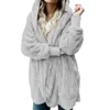 Giacche da donna Moda Inverno Caldo Cappotto con cappuccio in pelliccia sintetica Cappotto peloso Cardigan peloso Outwea 221121