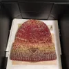 Fashion Winter Knitted Hat Designer Warm Skull Caps For Man Woman 7 Stitching Colors Gift