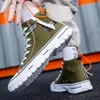 Kledingschoenen mannen vulcaniseer canvas hoge top sneakers casual ademende platform man trainers teniz masculino chunky 221119