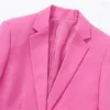 Tweedelige broek voor dames dameskleding 2022 mode solide kleur slanke pak jas temperament vrouwelijk chique blazer hoge taille broek