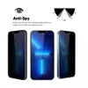 Privacy Tempered Glass Screen Protector for iPhone 14 13 12 11 pro max xr xs 8 7 6 plus 25D antispy antiglare Film in opp bag2734554