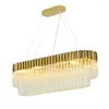 Pendant Lamps Design Luxury Crystal Chandeliers Modern Lamp For Living Room Dinning Gold Chandelier LED Light Fixtures