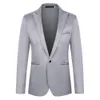 Ternos masculinos Blazers Classic Type de manga longa Blazer formal Botão de lapela de botão 221121