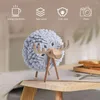 Table Mats Creative Sheep Shape Anti Slip Coasters Insulated Round Felt Cup Japan Style Home Office Decoration Ornaments Gift