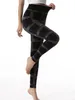 طماق المرأة chsdcsi pants sports sexy leggins عالية الخصر منقو