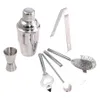 Verres à vin 1 Set Cocktail Shaker Bar Set En Acier Inoxydable Barman Kit Mélangeur Boisson Barman BrowserKit Bars Set Outil Accessoires Outils 221121