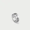Completa retro banda anéis imitação anel de diamante menina clássico masculino titânio aço designer para mulheres presentes luxo mulher menina jewlery