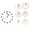 Wandklokken Rustig Round Bal Wood Clock Home Decor Modern Design voor woonkamer decoratie accessoires met beweging