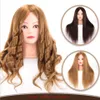 Tête d'entraînement de Mannequin femme 80-85% tête de coiffure réelle têtes de mannequin de poupée factice pour les coiffures de coiffeurs