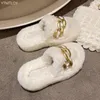 Slippers Fur Женские осенние зима