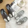 Chaussons hiver maison femmes fourrure douce mémoire mousse semelle mignon dessin animé ours chambre dames moelleux Couples chaussures en peluche 221119