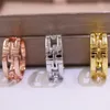 women band love ring titanium steel unisex designer rings women men couple jewelry gold silver rose colors clip design fashion wedding party gifts size 6 7 8 9 10 11
