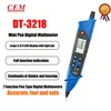 CEM DT-3218 نوع القلم من نوع MultiMeter 600V نوع القلم القياسي القياس مع شريط التناظرية المحمولة Multimeter Mini Power Pen.