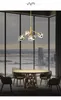 Подвесные лампы все медное свет роскошная люстра гостиная хрустальная лампа простая постмодернистская столовая северная