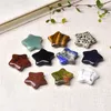 Dekorativa figurer 1pc Natural Crystal Quartz Star Home Decoration Energy Stone Crafts Pentagram Healing Diy Gift Love Gemstone