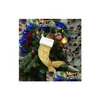 Рождественские украшения 18 Детская русалка с блестками Рождественские чулки Санта Рождественские подарки Доставка Доставка Домашний сад праздничный поставщик DHQVF