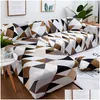 Stuhlhussen Sofa Er Set Geometrische Couch Elastic für Wohnzimmer Haustiere Ecke L-förmige Chaiselongue Drop Lieferung Home Garden Textil DH6F3