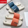 Asifn Nouvelles sandales pantoufles féminines pour ménage intérieur couple de salle de bain non folie salle de bain femme de salle