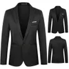 Ternos masculinos Blazers Classic Type de manga longa Blazer formal Botão de lapela de botão 221121