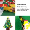 Christmas Decorations DIY Felt Tree Set Kid Xmas Activity Board With Ornaments Home Room Door Wall Hanging Decoration