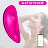 DildosDongs Butterfly Wearable Vibrador Sem Fio APP Remoto Calcinha Dildo para Mulheres Estimulador de Clitóris Massagem Brinquedos Sexuais Eróticos 221121