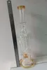 19 pouces Super Water Bong Bongs Tard de ressort Dab Rig Rig Greater Verre Fumer Pipes Recycler avec un joint femelle de 14 mm