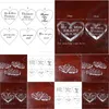 Party Favor Favor 50 Pcs Customized Crystal Heart Personalized Mr Mrs Love Wedding Souvenirs Table Decoration Centerpieces Favors An Dhifh