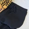 Pantalon de pylots ￠ deux pi￨ces pour femmes ensembles femmes ￠ manches longues imprim￩es vintage ￠ manches V V