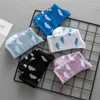 Women Socks Female Sky Blue Small Fresh White Cloud Student Sports Tide Couple Hip-hop Skateboard