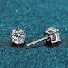 Stud Knobspin 20CT FORRINGS FOR WOMAL LAB Grown Diamond Ear Studs 925 Srebrny Srebrny Prezent biżuterii 221119