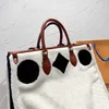 Abendtaschen, Tragetaschen, Designer-Einkaufstasche, Damen-Plüschhandtaschen, Damen-Schultertasche, modisch, klassisch, große Kapazität, Damenhandtasche