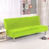 Stuhlhussen Plüschstoff Sofabettbezug Universalgröße Armloser Klappsitzbezug Stretch für Heimcouch Elastischer Schutz