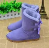 Snow Boots Women Boots Boots Winter Boots Shount Short Mini Classic Dyester Digher Bailey Bawley Bowtie Black Grey Kids для взрослого размера 21-44