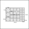 Christmas Decorations Christmas Decorations White Snowflake Static Sticker Window Glass Stickers Festive Holiday Party Home Decor Dr Dh579